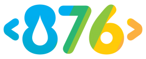 876 water logo