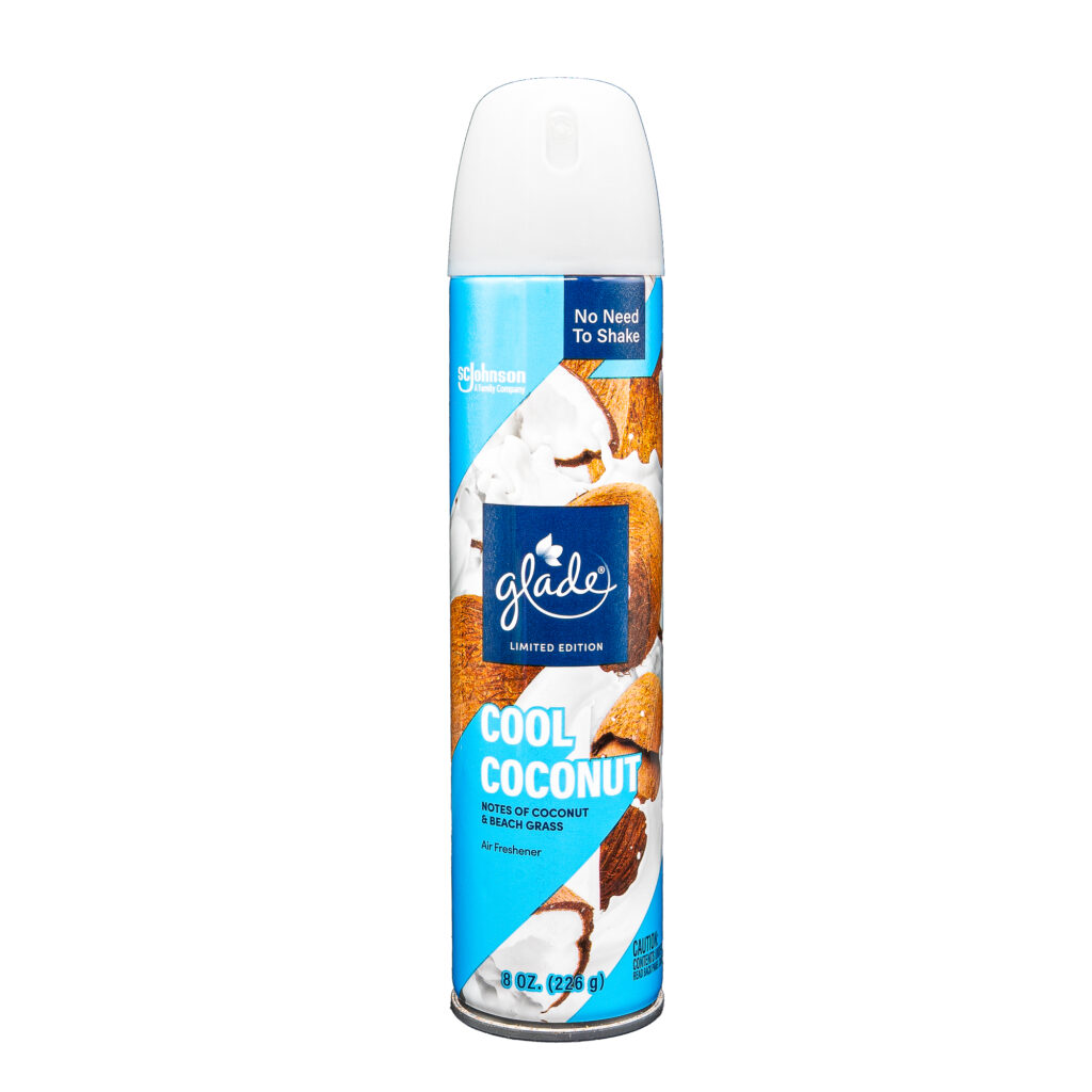 Cool Coconut_Glade Aerosol 8oz_Front